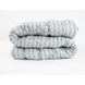 Зимова ковдра "Grey Braid",140х205 см