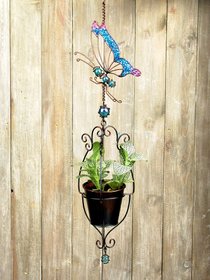 Декоративне підвісне кашпо "Райський метелик"