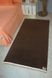 Килимок для спальні Welsoft зигзаг коричневий, 90х170 см