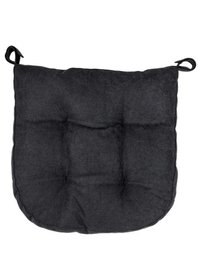 Подушка на стілець LUIS Чорна, 40х40 см