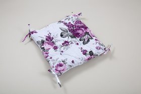 Подушка на стілець Lotus - Fiona із зав'язками фіолетовий svt2000022172554 45х45 см