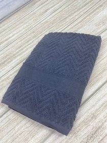 Рушник Zigzag, антрацит 50х90 см