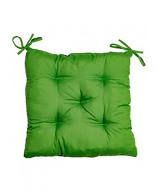 Подушка на стул Фибра зеленая, 40х40 см