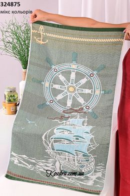Рушник муслиновий "Корабель" кольори асорті, 50х90 см