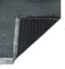 Килимок для спальні Welsoft косичка темно-сірий, 90х170 см