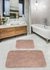 Набір килимків для ванної кімнати - Gold L Brown, 50х60см + 60х100см cb11007219