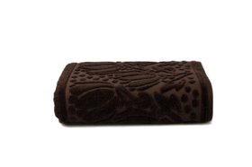 Рушник махровий Shamrock "Iola" (темно-коричневий), 70х140см