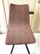 Чехол на стул жаккард без оборок DAMASK DARK BROWN, Турция