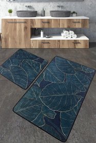 Набір килимків для ванної кімнати ZELENO, 60х100 см та 50х60 см