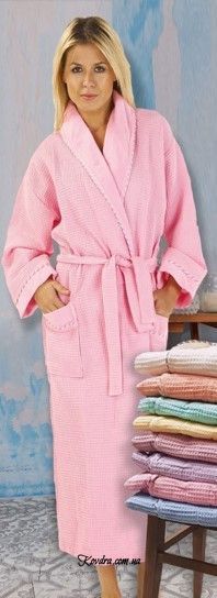 Халат жіночий вафельний TM Zeron Exclusive Krem M