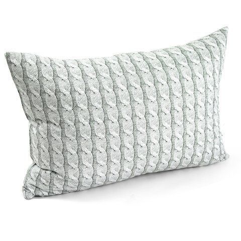 Подушка декоративна "Grey Braid", 50х70 см