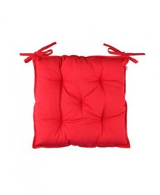 Подушка на стул Красная, 40х40 см
