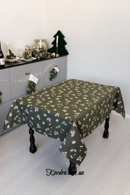 Серветка 35х45 см Шапочки на зеленому