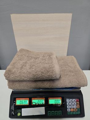 Рушник махровий M Zeron 50х90 см (1шт) 500г/м2, Туреччина, БЕЖ (КАПУЧІНО) rj20691