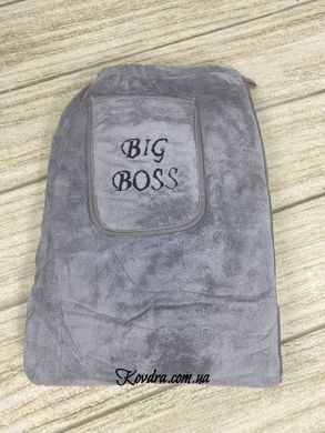 Набор для сауны мужской "Boss", серый