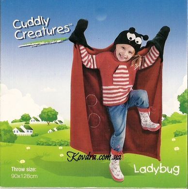 Плед-накидка LadyBug 68х100