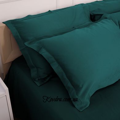 Комплект постільної білизни Imperial Tencel "№07" Emerald, сімейний