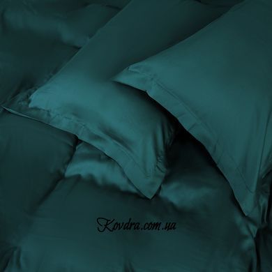 Комплект постільної білизни Imperial Tencel "№07" Emerald, сімейний