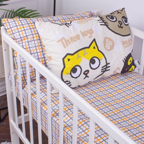 Простирадло Бязь Kids Time 18-0007 Cool Cat 110х160 см