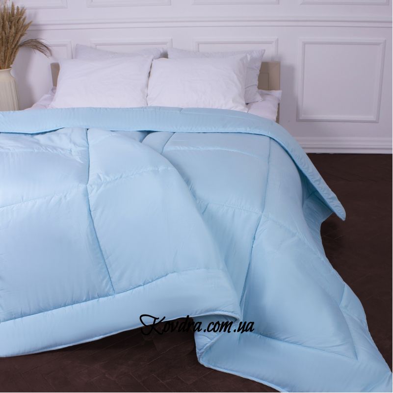 Зимнее одеяло антиалергенное с Тенсель Супер Теплое №1637 Eco Light Blue