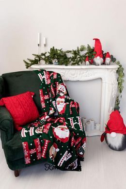 Плед вязаный "Ho-Ho-Ho" 90х130 см.