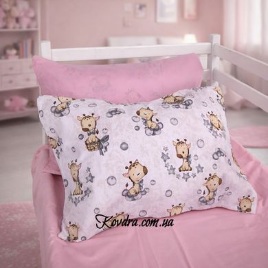 Комплект постельного белья Ranforce&nbsp;Elite 17-0922 Tiny Giraffes gray, манеж