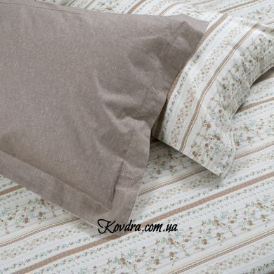 Простирадло на резинці з наволочками Lotus Home - Agrina, 160х200+25 см