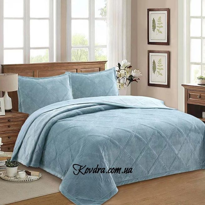 Покривало SOHO "VELUR Blue", 200х230 см