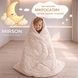 Ковдра шовкова MIRSON №0546 Sleepy Friends "Луна" Silk Kapok (мікросатин) демі, 110х140 см