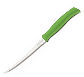 Нож для томатов Athus - зелёный, 127мм