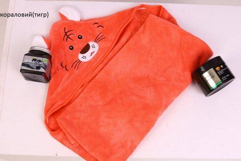 Полотенце-уголок "Animals", тигр кораловий