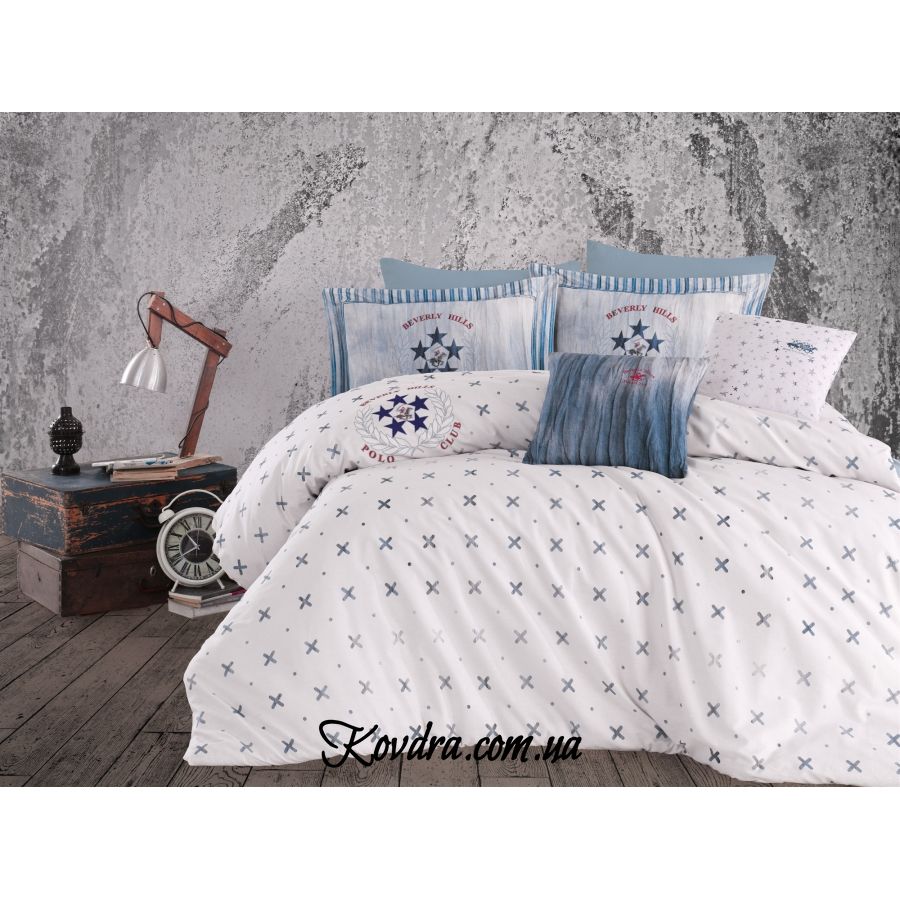 Комплект постельного белья BHPC 015 White двуспальный евро