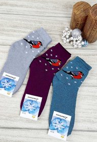 Жіночі махрові шкарпетки "Снігур" в асортименті, р.23-25 031221-4_of