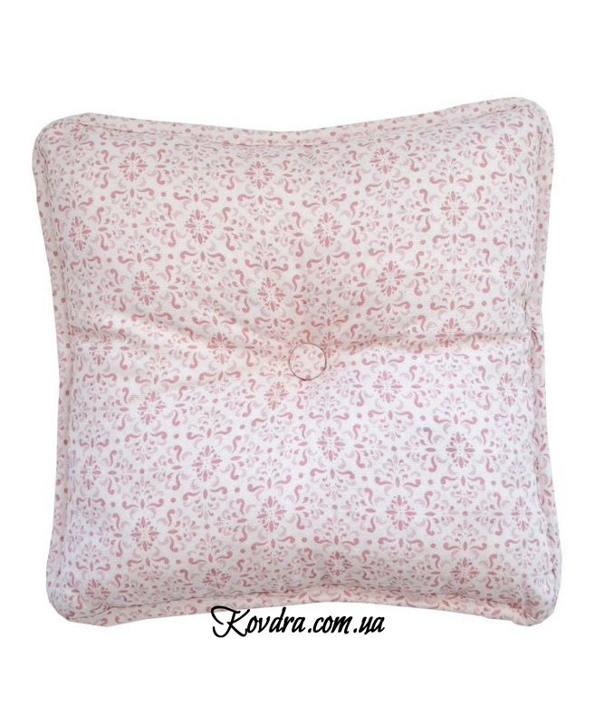 Подушка декоративна "Bella" рожевий вітраж, 35х35 см