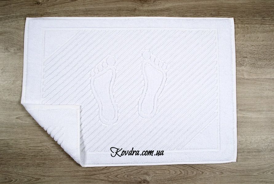 Полотенце для ног Iris Home - Белый, 50х70см 50х70
