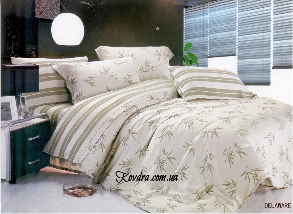 Комплект постельного белья бамбук DELAWARE двуспальный евро