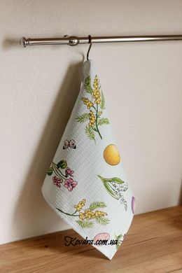 Рушник вафельний Квітуча Пасха, 33х60 см
