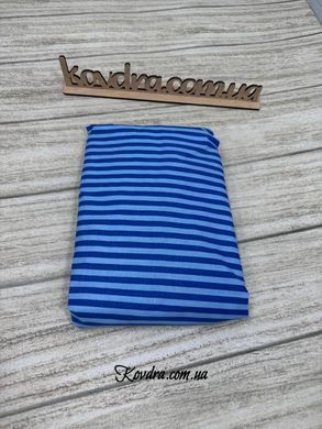 Простынь на резинке бязь MERISET "Синяя", 100х200+25 см