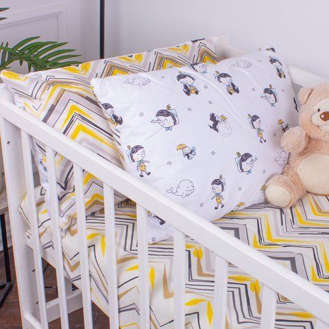 Наволочка Бязь Kids&nbsp;Time&nbsp;18-0003&nbsp;Pinokio, 40x60 см