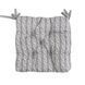 Подушка на табурет "Grey Braid", 38х38 см
