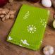 Полотенце вафельное №510 Waffle Green tropics 30х50 см