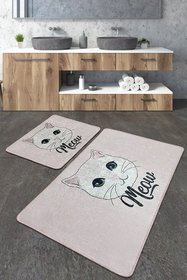 Набір килимків для ванної кімнати Miya, 60х100 см+50х60 см