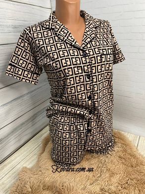 Пижама трикотажная "Греческий узор", размер XL