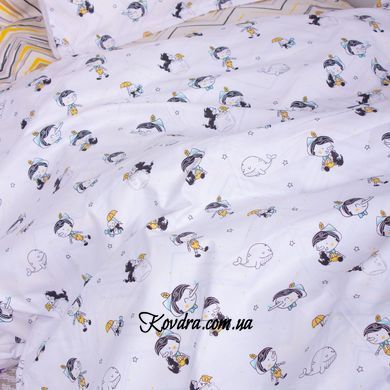 Простирадло на резинці (бязь) Kids Time 18-0003 Pinokio, 90х200+25 см