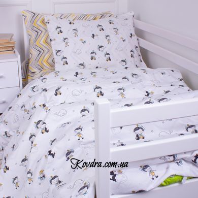 Простирадло на резинці (бязь) Kids Time 18-0003 Pinokio, 90х200+25 см