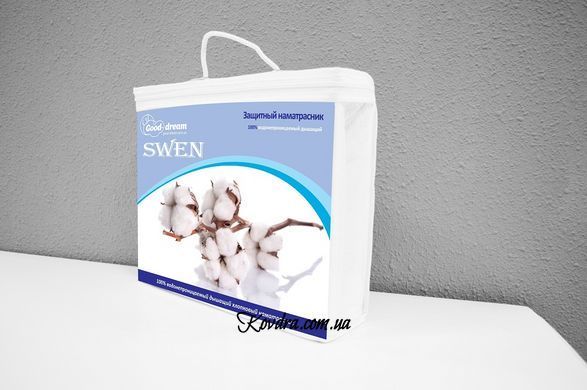 Непромокаемый наматрасник "Swen" (натяжной по всему периметру), 70х160см