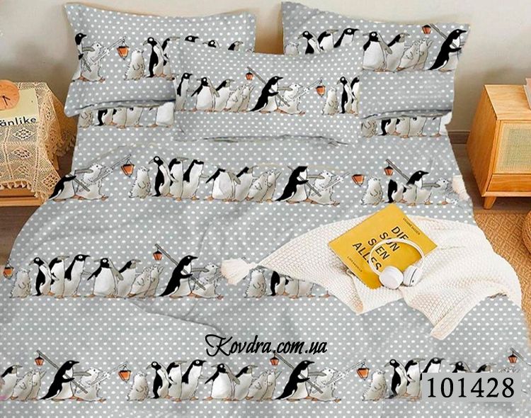 Комплект постельного белья "Пингвинчики", подростковый 101428