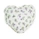 Подушка Серце "Lilac Rose" з мереживом, 32x32 см