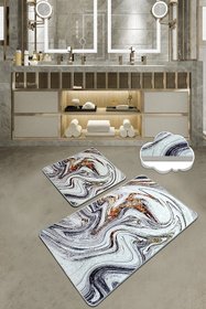 Набір килимків для ванної кімнати BLUR, 60х100 см та 50х60 см