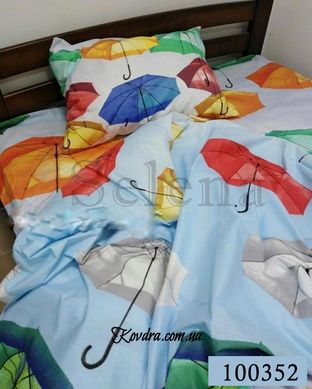 Комплект постельного белья "Под зонтиком" без ткани-компаньона, двойной двуспальный